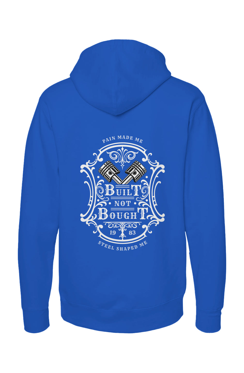 Men’s Crossed Pistons Hoodie | Heavyweight Pullover | Built Not Bought
