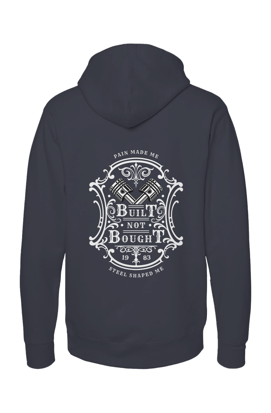 Men’s Crossed Pistons Hoodie | Heavyweight Pullover | Built Not Bought