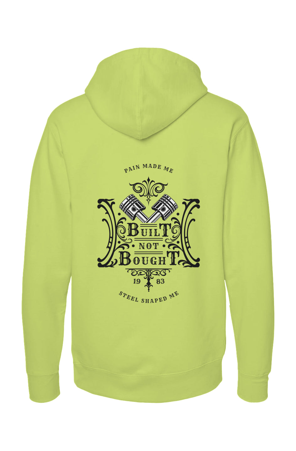 Men’s Crossed Pistons Hoodie | Heavyweight Pullover | Built Not Bought